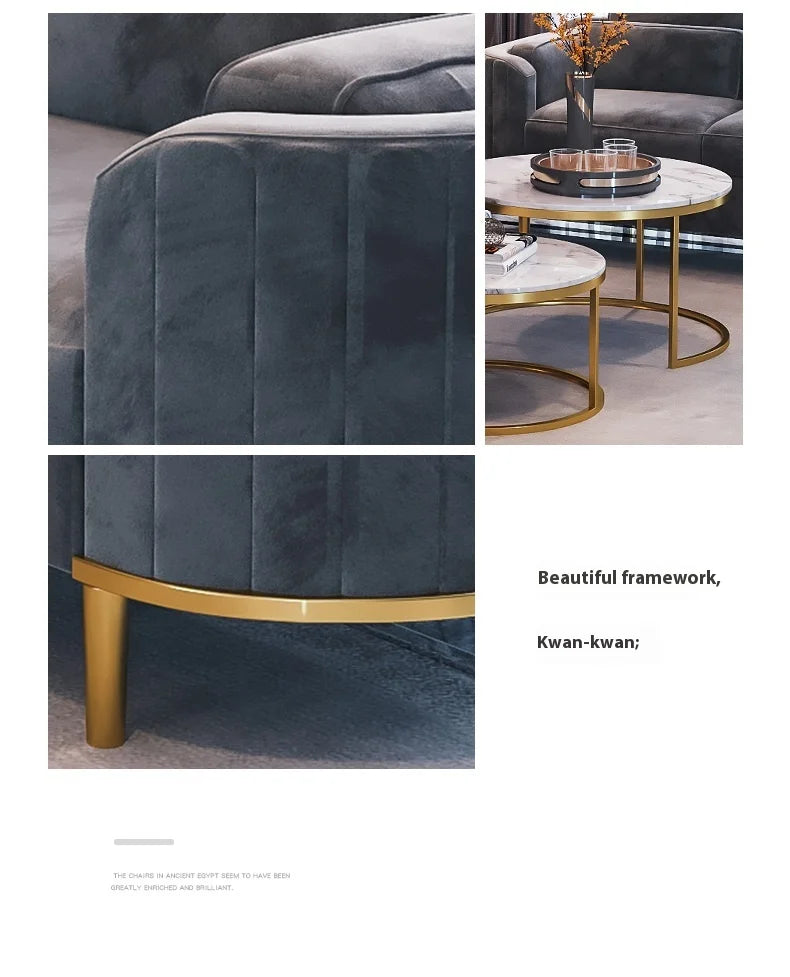 Moderne elegante Wohnzimmer Sofas Designer Grüne Boden Sessel Sofagarnituren Lounge Schnittsofas Divani Da Soggiorno Schlafzimmermöbel