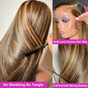 Highlight Ombre Bone Straight 13x6 Lace Frontal Wig Human Hair 13x4 Honey Blonde Lace Front Wig 4x4 Colored Human Hair Wigs Sale