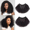 10-24 Inch Afro Curly Clip In Human Hair Extensions Afro Kinky Curly Clips Human Hair Extensions 100% Human Hair For Women