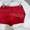 DEAT 2026 Summer New Sexy Hot Girl V-neck Backless Bandage Bowknot Fishbone Halter Top Red Mini Skirt For Women 11B1198