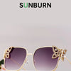 Oversized Square Sunglasses Women Rhinestone Butterfly Frame Sun Glasses 2025 Luxury Brand UV400 Protection Eyewear For Ladies