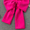 Women Hotsweet Sleeveless Sexy Zipper Chic Three-dimensional Butterfly Bow Slim Strapless Tank Top High Street Autumn Clothing