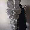 Sparkly Sequins Rhinestones Big Sleeves Black Jacket Sexy Singer Dancer Nightclub Jazz Dance Costume Performance Show Stage Wear