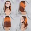 4/30/4 Farbe Echthaar Bob Perücke Glatt 13x4 Lace Front Echthaar Perücken Brasilianische Perücke Kurze Echthaar Bob Perücken Ombre Perücke