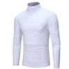 Long Sleeve T-shirt Thermal Underwear Tops Men Winter Clothes Thermal Shirt Autumn Men's Winter Tights High Neck Thin Slim Fit