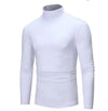 Long Sleeve T-shirt Thermal Underwear Tops Men Winter Clothes Thermal Shirt Autumn Men's Winter Tights High Neck Thin Slim Fit