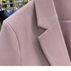 Candy Color Blazer Women Clothing Trends Long Sleeves Blazers Chic Office Ladies Jackets Luxury High-end Coat Vestido Outerwear