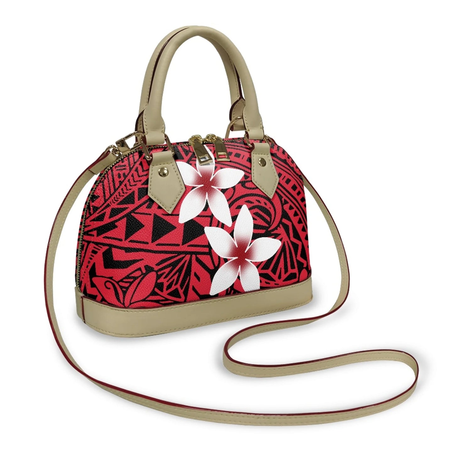 Polynesische Damen-Umhängetasche 2025 Neues Design Samoa-Musterdesign Maßgeschneiderte Damenhandtasche Party Quadratische Umhängetasche