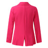 Autumn Pink Blazer Women Slim Elegant Blazers Jacket Women's Buttons Double Breasted Blazer Office Ladies Work Coats Jacket