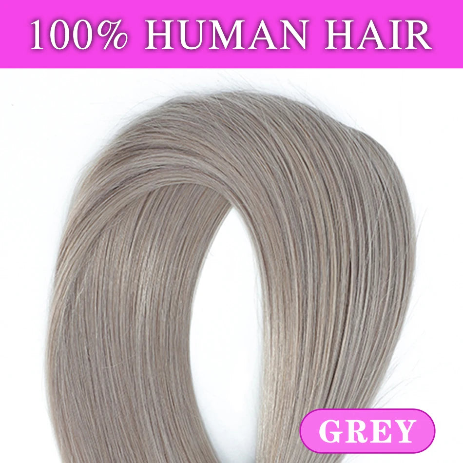 Pre Bonded V Tip Hair Extensions Human Hair Keratin Hair Extensions   12-26 Inch 100 Strand 100% Real Remy Hair Silky Straight