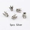5-50 Pcs/set Opening Silver Hair Ring Hip-hop Hair Braid Charm Dreadlock Beads Clips Cuffs Rings Jewelry Dreadlocks Accessories