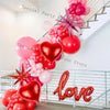 Valentinsdeko Ballon Girlande Bogen Kit Rosarot Herz Liebe Ballon für Hochzeit Jahrestag Valentinstag Geschenk 14 De Febrero