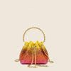 Handhabung Strasssteine Abend-Clutch-Tasche Geldbörsen und Handtasche Luxus Designer Umhängetasche Glänzende Kristall-Clutch-Geldbörse Eimer-Tasche