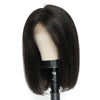 Brazilian Human Hair Wig Remy Bone Straight Hair Bob Wigs Full Machine Made Wig for Women 8-16 Inches Swiss Lace Bob Wigs 150%