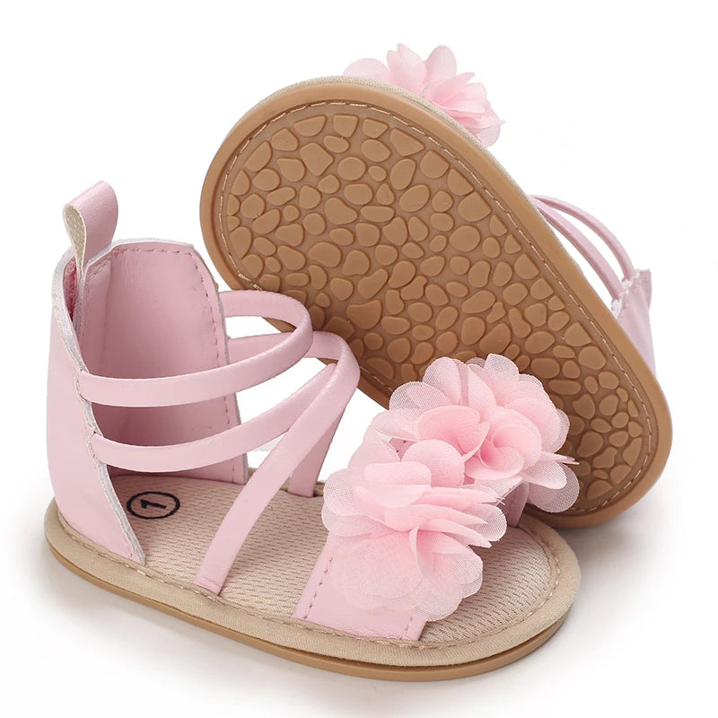 Sommer Coole Baby Mädchen Sandalen Mode Neugeborenen Sandale Idyllische Blume Weiche Anti-Rutsch Kleinkind Gummisohle Bequeme Schuhe