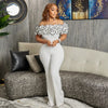 Sexy Jumpsuit mit Slash-Ausschnitt, figurbetont, für Damen, Overall, Rose, Einteiler, Damen, Club-Overalls, Promi-Outfits, Party, Sexy Rompers