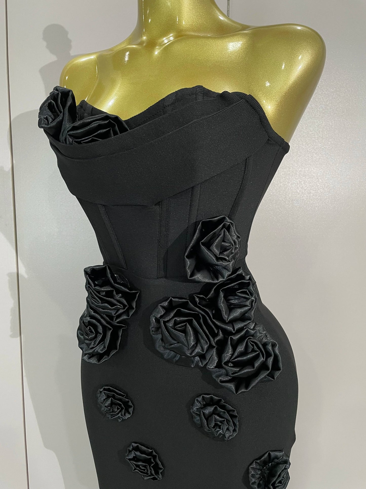 Sexy Fashion White Elegant Strapless Flower Bodycon Long Dress Women Casual Streetwear Club Birthday Party Slim Elegangt Dresses