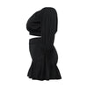 CM.YAYA Plus Size Women's Set Long Sleeve Slash Neck T-Shirt and Shorts 2025 Summer Ruched Two 2 Piece Set Outfits Tracksuit