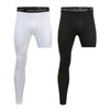 Men Compression Pants Base Layer Exercise Trousers Running Tight Sport Cropped One Leg Leggings Basketball Football Yoga Fitness
