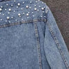 Denim Coat Women Denim Coat Turn Down Collar Single Breasted Full Sleeve Jackets Loose Casual Regular Short Jacket 2024