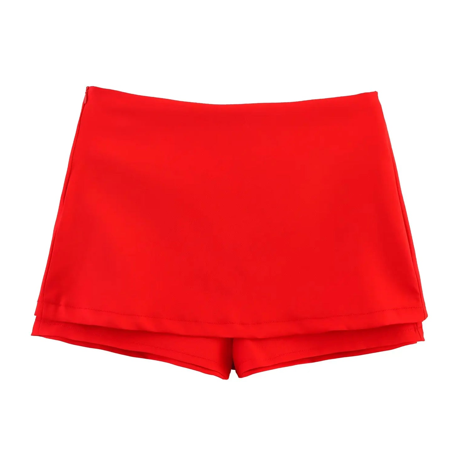 HH Women Pink 2 Piece Set Sexy V-Neck Sleeveless Backless Suspender Zipper Top+High Waist Back Pocket Mini Skirts Shorts Y2K