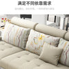 MINGDIBAO Fabric Sofa Set Furniture Living Room Sofa Set with USB and Stools / Big U Shape Cloth Couch Sofas for Home Furniture