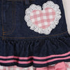 Preppy Style Lolita Kawaii Skirts Japanese Sweet Mini Women Harajuku Cute Ball Gown Denim Skater Y2K High Waist Lace Cake Skirts