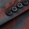 Men's Jacquard 2 Piece Suits Slim Fit Double Breasted Suit Jacket Pants Set Casual Wedding Casual Business