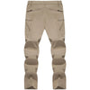TACVASEN Summer Lightweight Trousers Mens Fishing Pants Outdoor Hiking Nylon Quick Dry Pockets Cargo Pants Casual Work Trousers