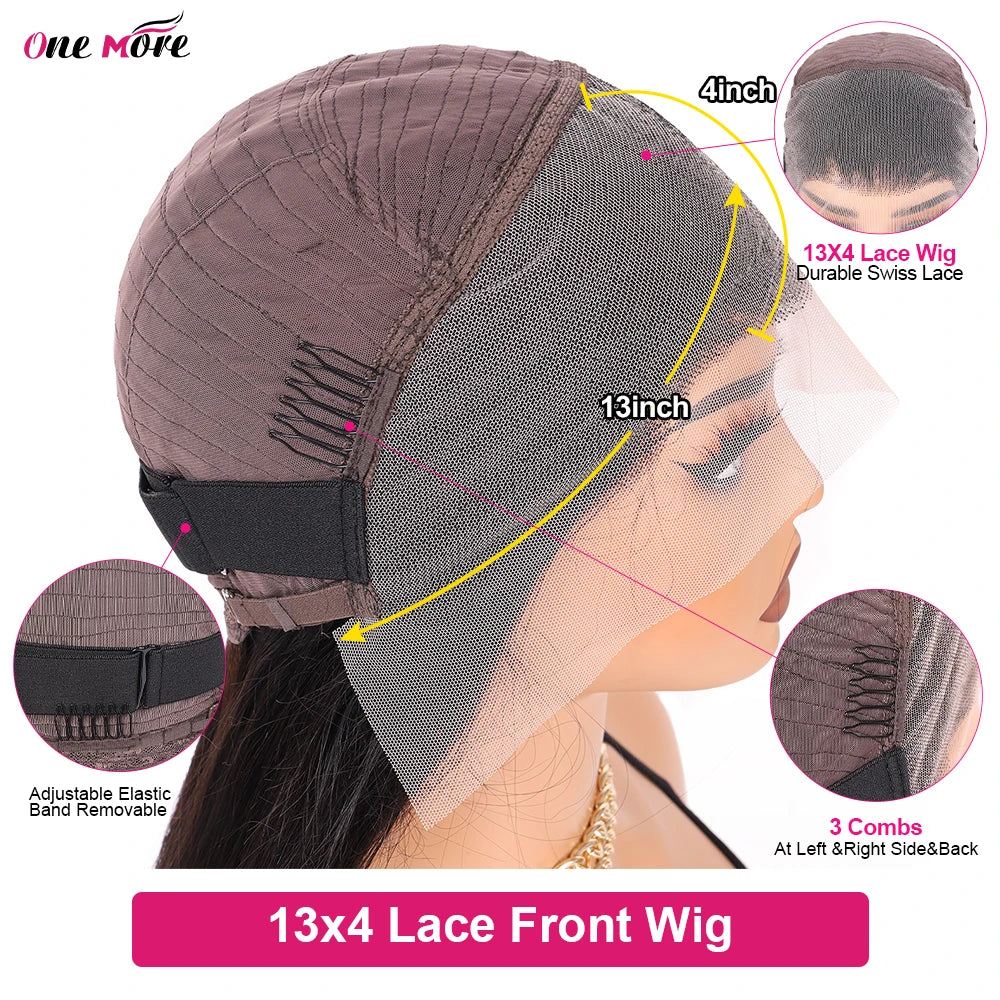 Stinktierstreifen Echthaarperücke 1B/613 Highlight Blond Glatt Lace Front Perücke 13x4 Farbige Lace Front Echthaarperücken 250 Dichte