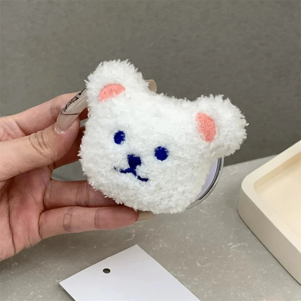 Korea 3D Süßer Warmer Plüschbär für Magsafe Magnetisches Handy-Griptok Grip Tok Ständer für iPhone Kabelloses Laden Halterung Ring