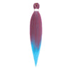 Pre-stretched Braids Synthetic Hair Professional Itch Free Hot Water Setting Fiber 30'' Ombre Yaki Texture Braid Hair Extensions