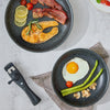 Induktions-Kochgeschirr-Set, 10-teilig, Antihaft-Topf- und Pfannen-Set mit abnehmbaren Griffen, für alle Herdarten, stapelbares Design, spülmaschinenfest/