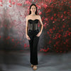 Steel Bone Transparent Bra Bustier Women's Waist Trainer Shapewear Girdles Corset Sexy Club Party Crop Top Lingerie Plus Size