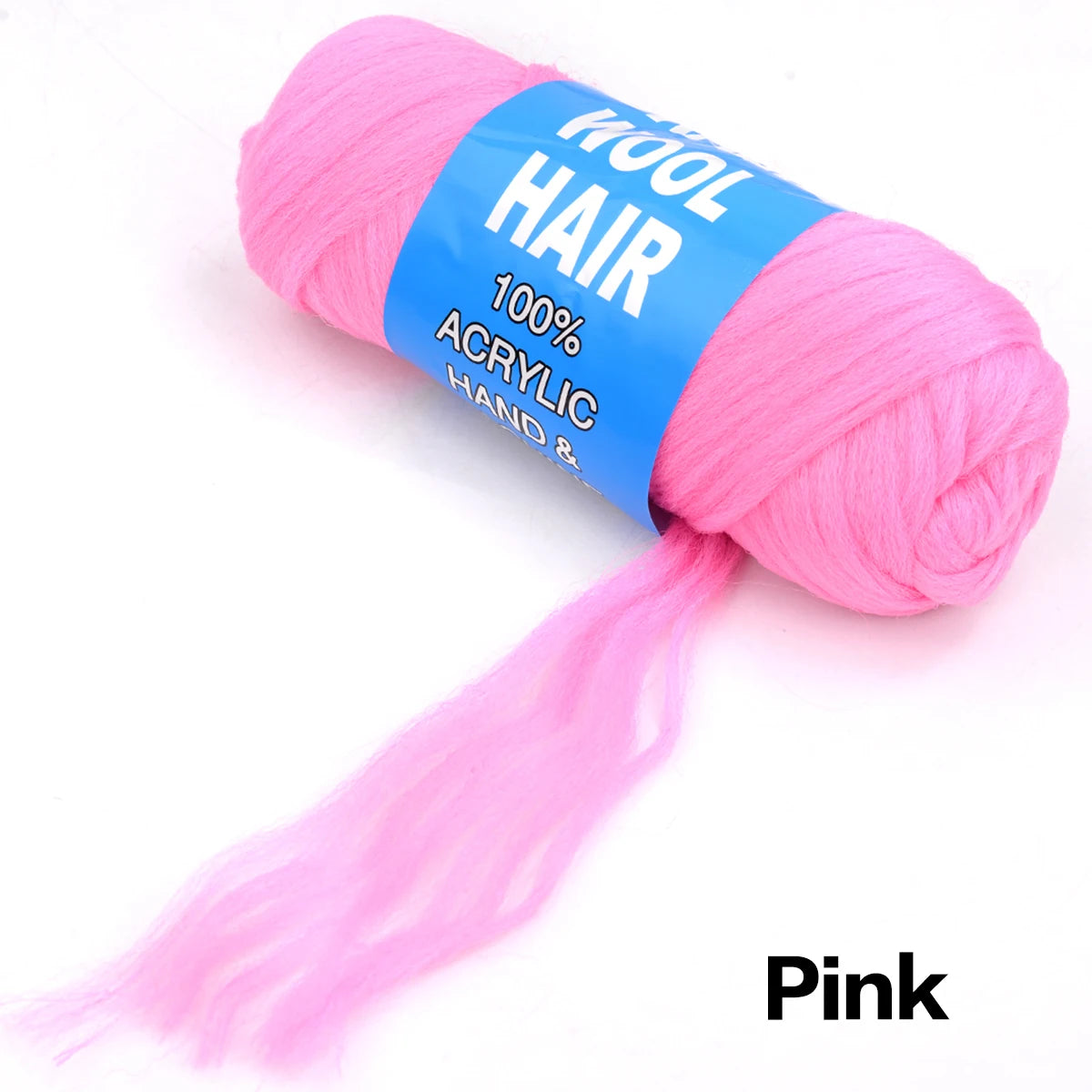 4er-Pack brasilianisches Wollhaar, synthetische Häkelhaarextensions für Frauen, afrikanisches Haargarn zum Flechten von senegalesischen Twists, Kunsthaar