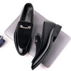 Herren Party Schuhe Schwarz Luxus Herren Formelle Lederschuhe Slipper Lackleder Business Casual Schuhe Loafer Große Größen Zapatos