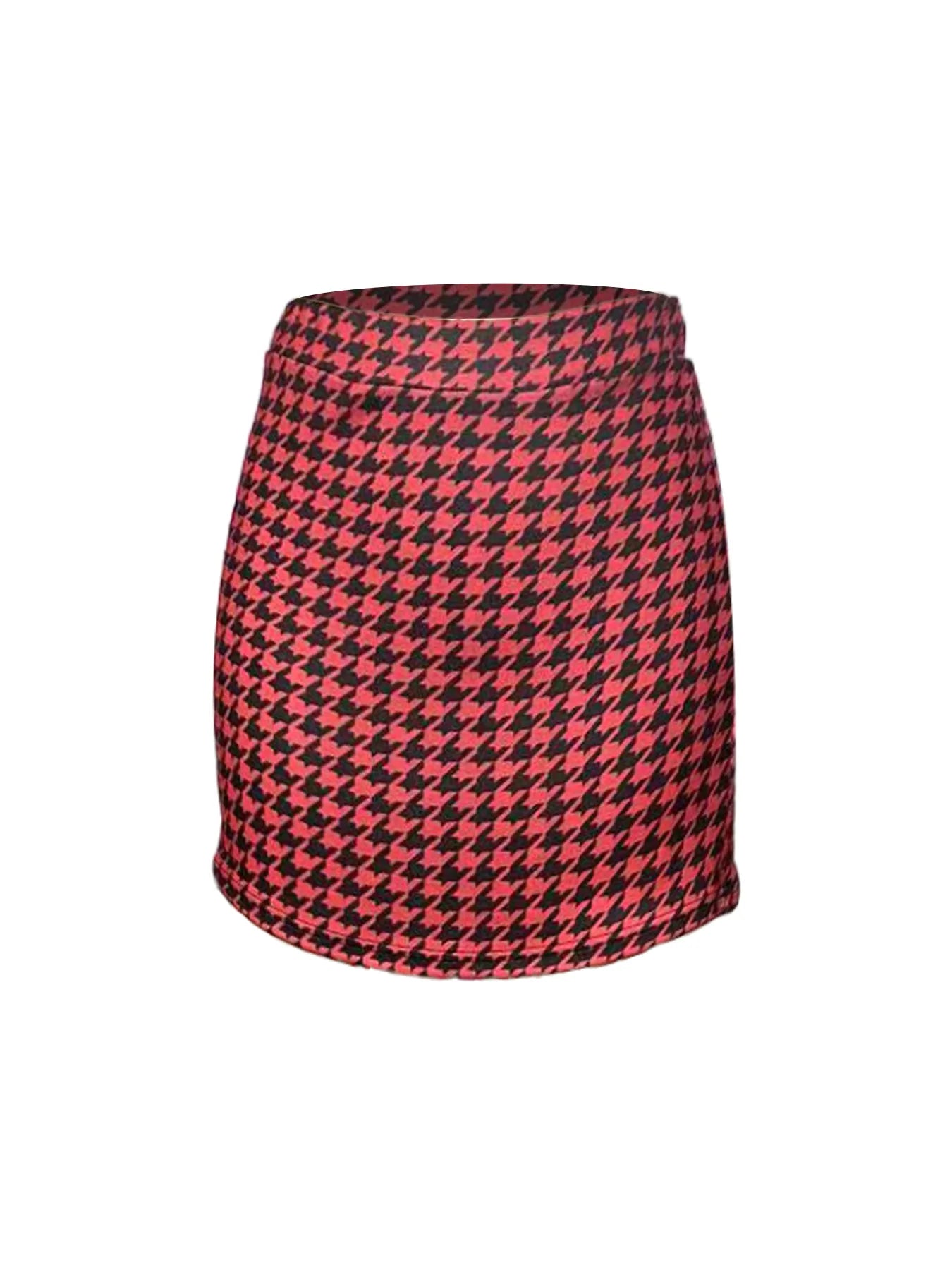Qianniao style elegant elastic waist half skirt, hip hugging high waist short skirt