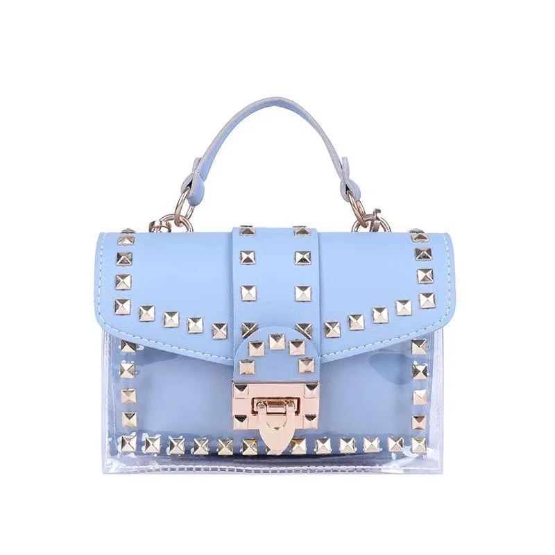 Marke Frauen Nieten Graffiti Umhängetaschen Mode Schultertasche für Damen Weibliche Luxus Designer Handtaschen 2023 Hohe Qualität
