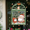 Santa Snowman Christmas Window Stickers Wall Decals New Year 2025 Christmas Home Decor Merry Christmas Xmas Decorations Gifts