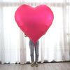 60Inch Heart-Shaped Foil Balloon for Brithday Propose Parties Decoration Oversize Balloon for Valentine's Day Wedding Decor