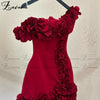 Zavana Attractive Flower Appliques Short Homecoming Dress Off the Shoulder Satin Cocktail Party Vestidos De Fiesta Customized