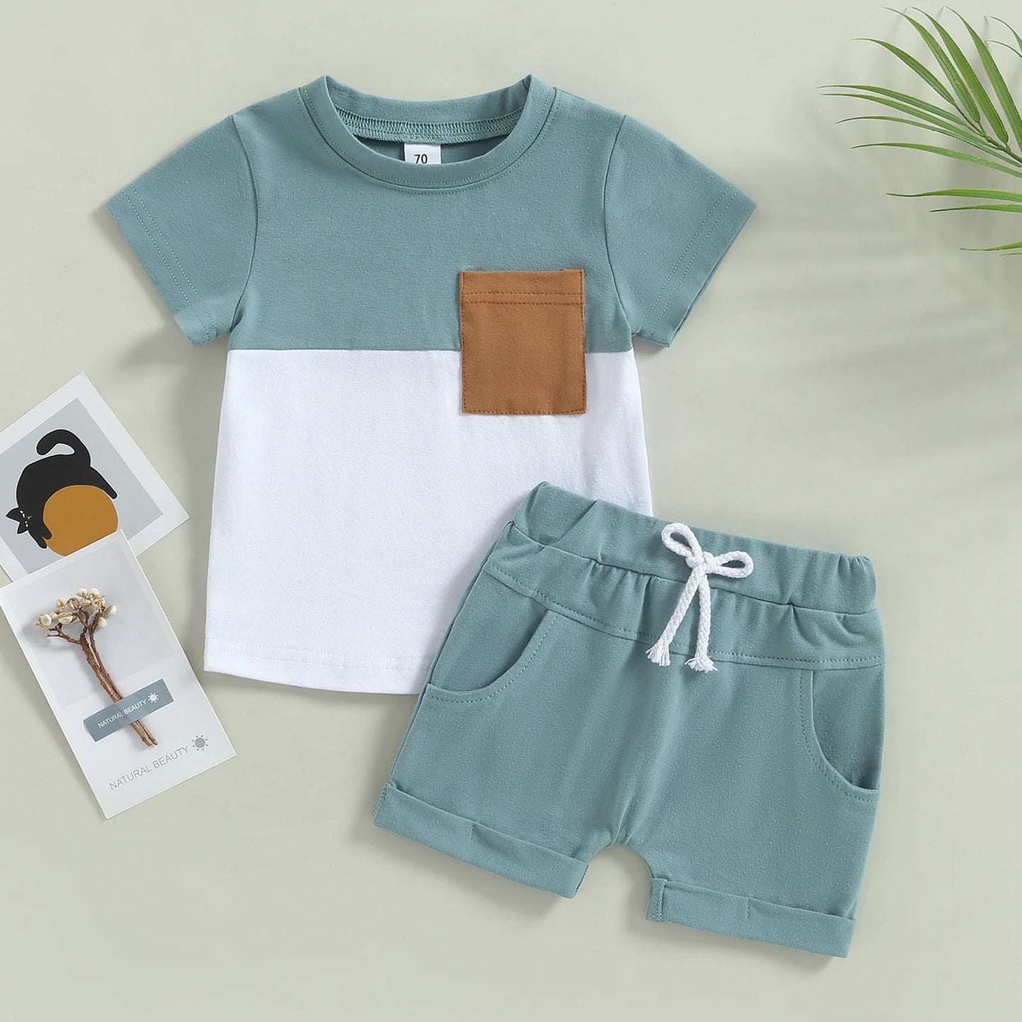 ma&baby 0-3Y Toddler Infant Baby Boy Girl Clothes Sets Casual Short Sleeve T-shirt Tops Shorts Summer Outfits Clothing