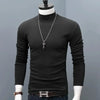 Long Sleeve T-shirt Thermal Underwear Tops Men Winter Clothes Thermal Shirt Autumn Men's Winter Tights High Neck Thin Slim Fit
