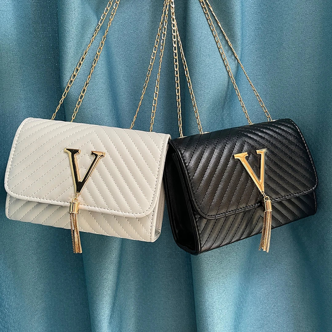 Embroidery Women Crossbody Bag Thread Luxury Handbag Shoulder Bags Brand Sequined Tassel Clutch Small Bag and Purse Party