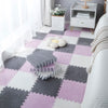Eva-Schaumstoff-Puzzle-Teppich, weiche Plüsch-Kindermatte, Babyspielzeug, Baby-Spielmatte im Kinderzimmer, warmhaltende Spielmatte
