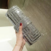 Factory Direct Sales Stick Diamond Three Discount Dinner Bag Hand Armpit Chain Wedding Party Crystal Evening Clutch Bag