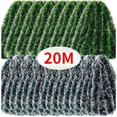 Weihnachten Lametta Bänder Girlande Grüner Stock Kranz Weihnachtsbaum Hängende Anhänger Ornamente Hochzeit Party Dekoration Zuhause Dekor