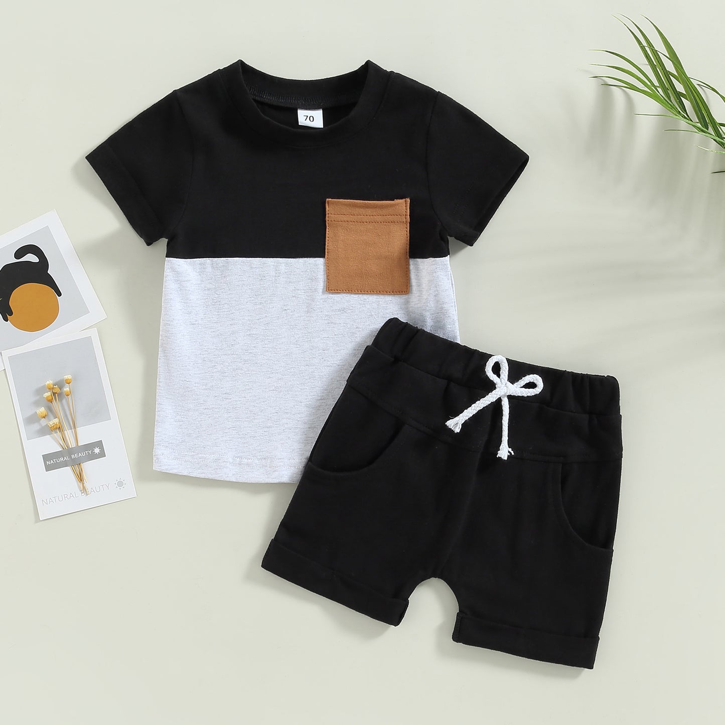 ma&baby 0-3Y Toddler Infant Baby Boy Girl Clothes Sets Casual Short Sleeve T-shirt Tops Shorts Summer Outfits Clothing