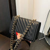 Fashionable Mini Quilted Embossed Chain Shoulder Bag Simple And Versatile Diagonal Crossbody Bag For Women Square Handbag