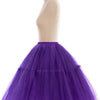 Multi-layer Tulle Tutu Skirts Fuchsia 6 Layers Fluffy Petticoat Underskirt Princess Ball Gown Women Halloween Party Skirt